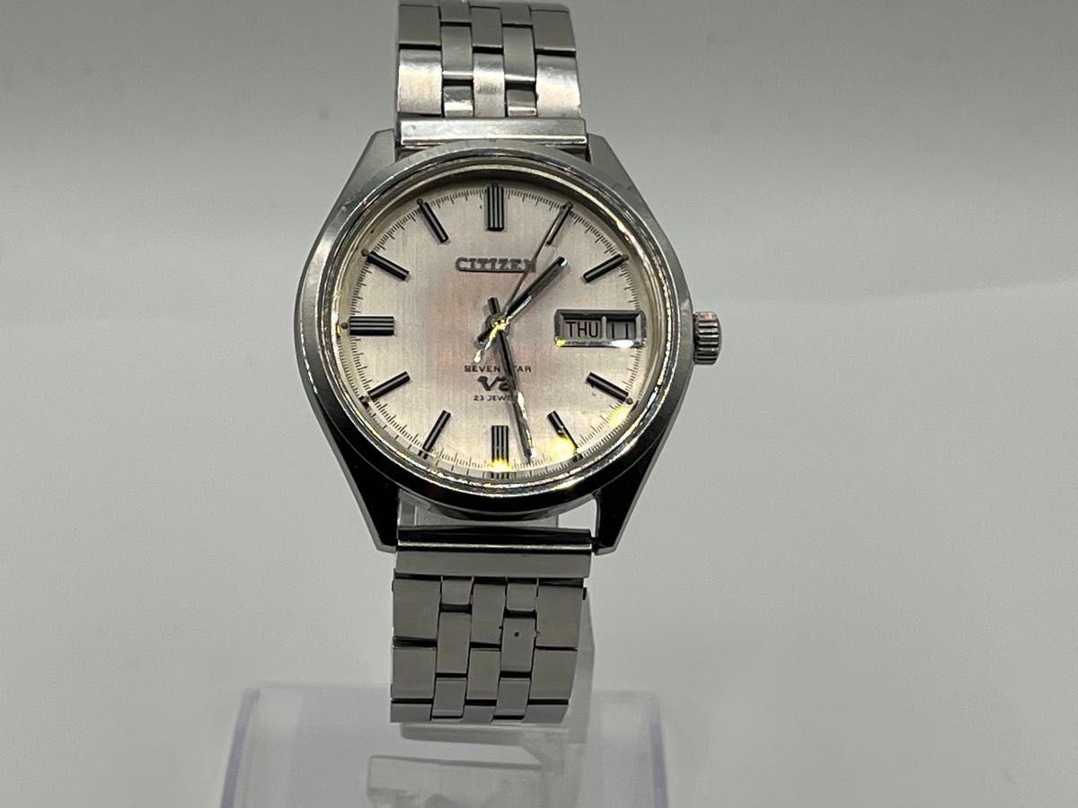 CITIZEN Seven Star V2 23 Jewels Day-Date Automatic Men’s Watch 4-721128 Y