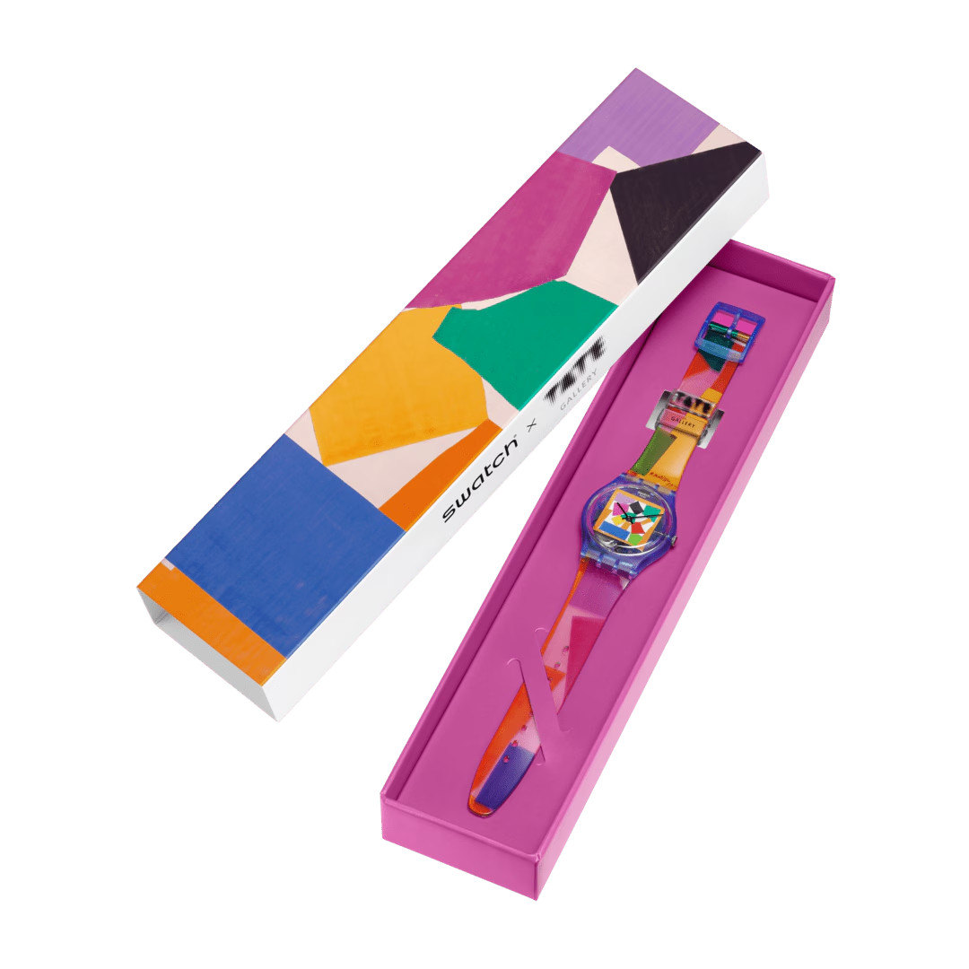 “Matisse’s Snail ” (SO28Z127) Swatch Watch