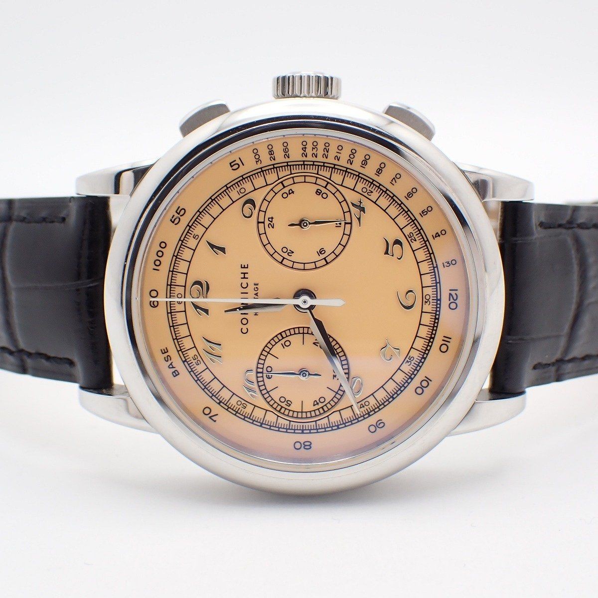 CORNICHE Heritage Chronograph Limited to 200 Pieces Quartz Men s Watch Beige Dia