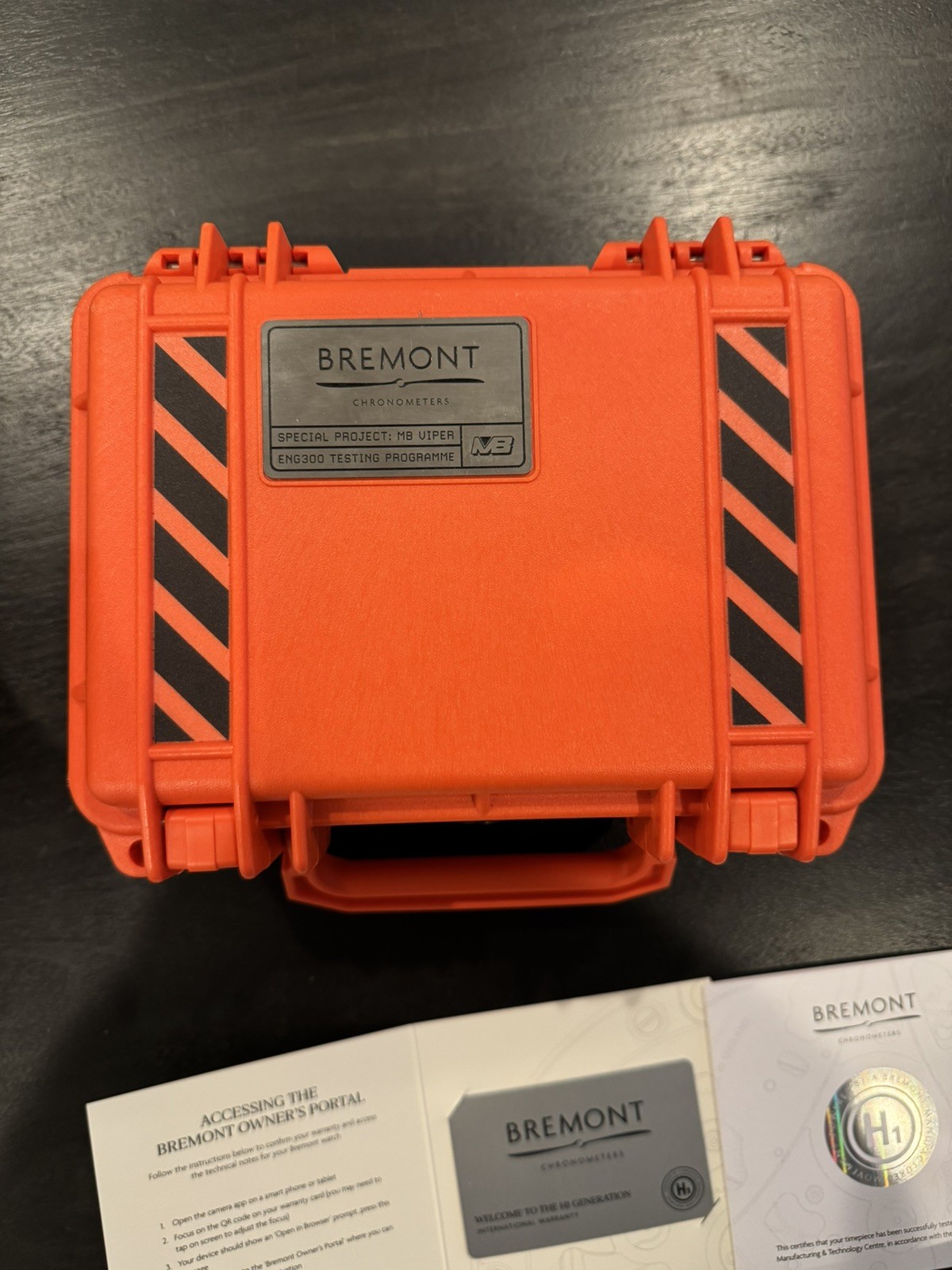 Bremont Viper Limited Edition 300 Pcs Martin Baker – Box & Papers, extra strap