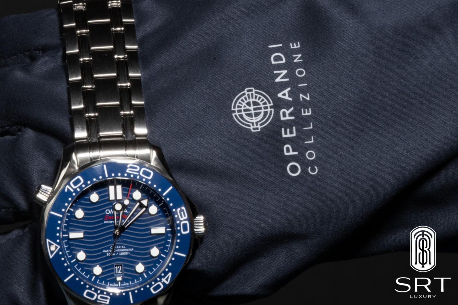 Omega Seamaster Driver 300M 210.30.42.20.03.001 42mm Steel Blue B&P $6.7k MSRP