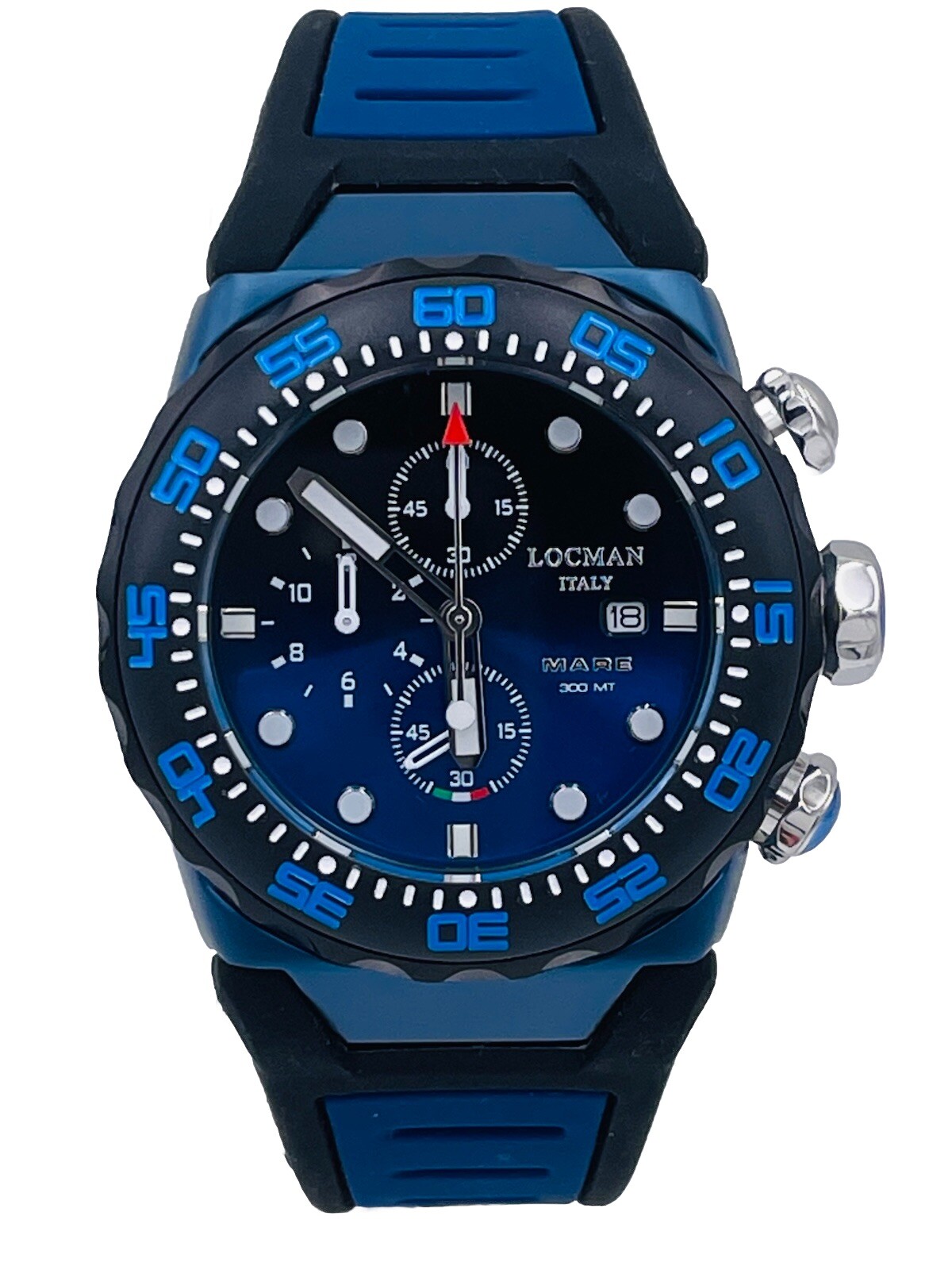 Locman New Sea Chrono 560KKBK/458 WR300M Steel Discounted New