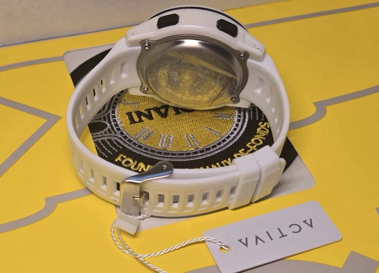 Invicta X Activa Men’s Multifunction Digital Watch 45mm White New! SHARP!!