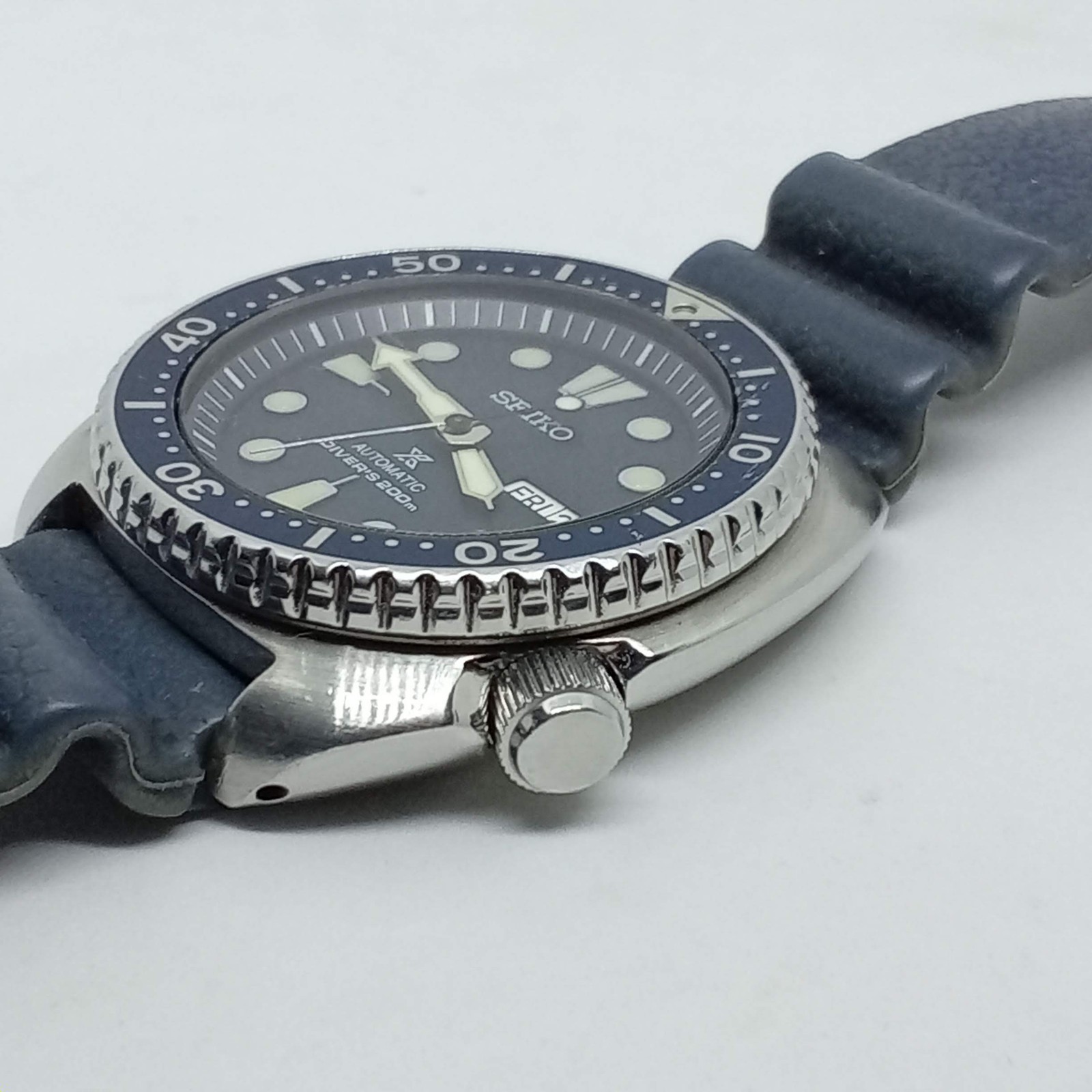 SEIKO Prospex Turtle Divers 200 M,4R36 Day-Date Mens Automatic Black/blue Watch