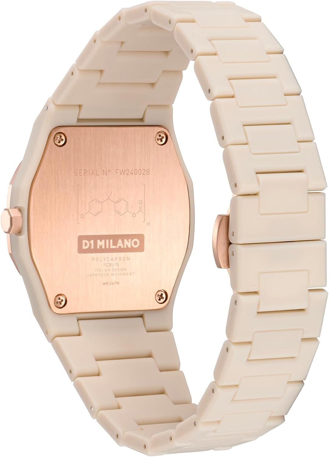 [D1 MILANO] Watch PCBU15 Polycarbonate Akebia Mesh 37mm