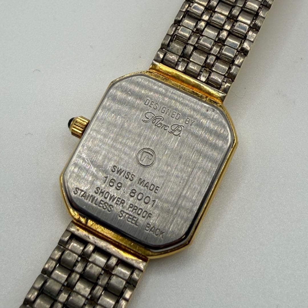ROAMER Ladies Quartz Wristwatch Square Gold Swiss