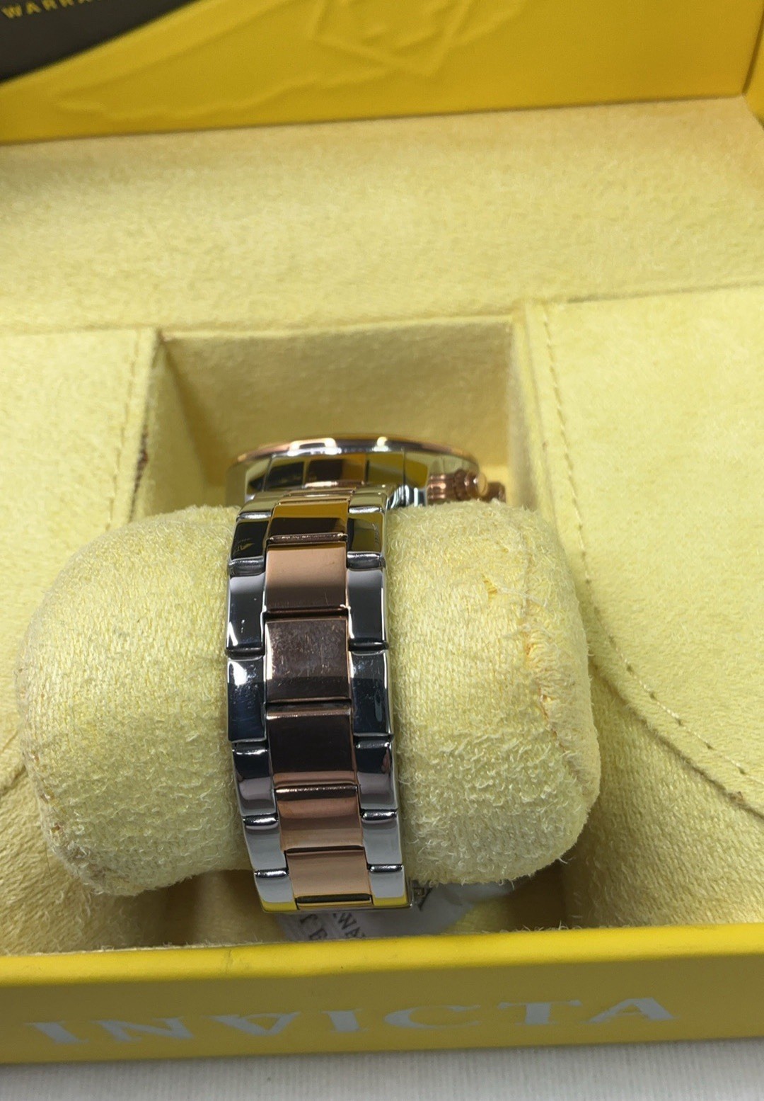 Invicta Angel Women’s Quartz Chronograph Date Two-Tone Bracelet White Dial