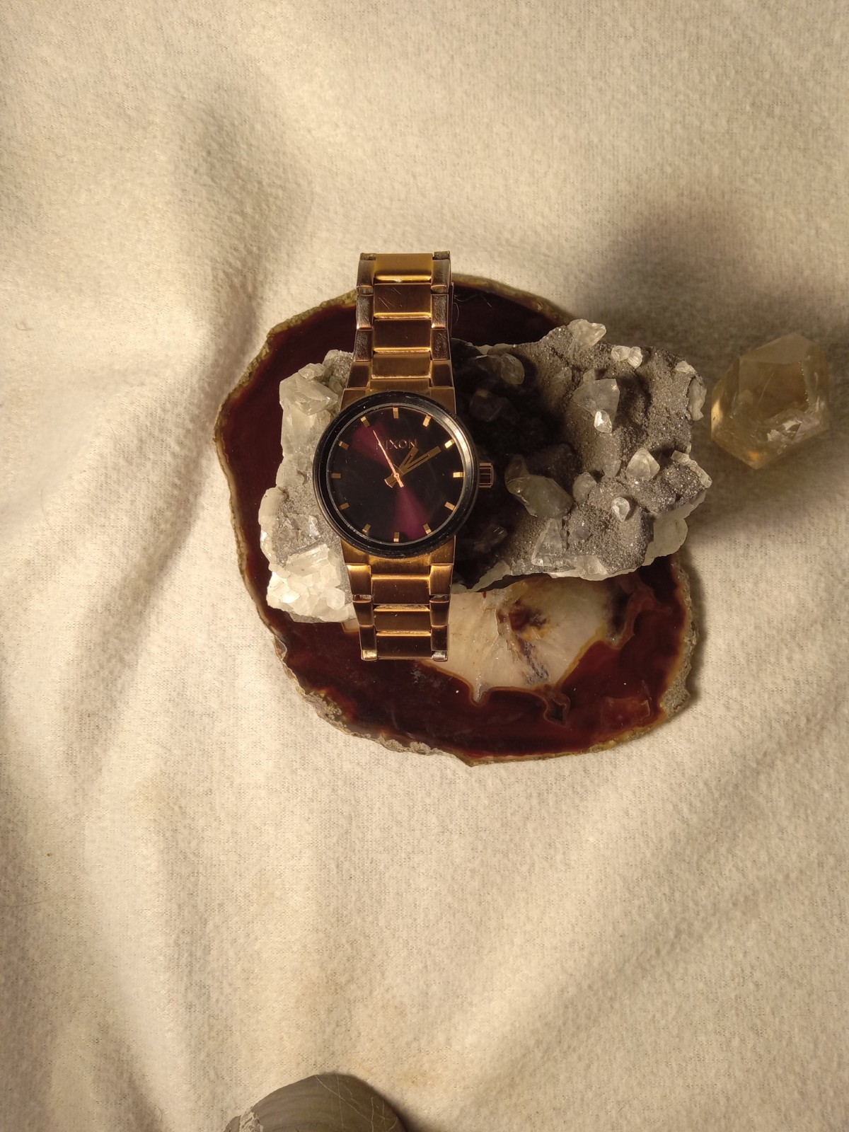 Rose Gold Primitive Skateboarding Nixon Men’s Watch. Rare And Collectable.