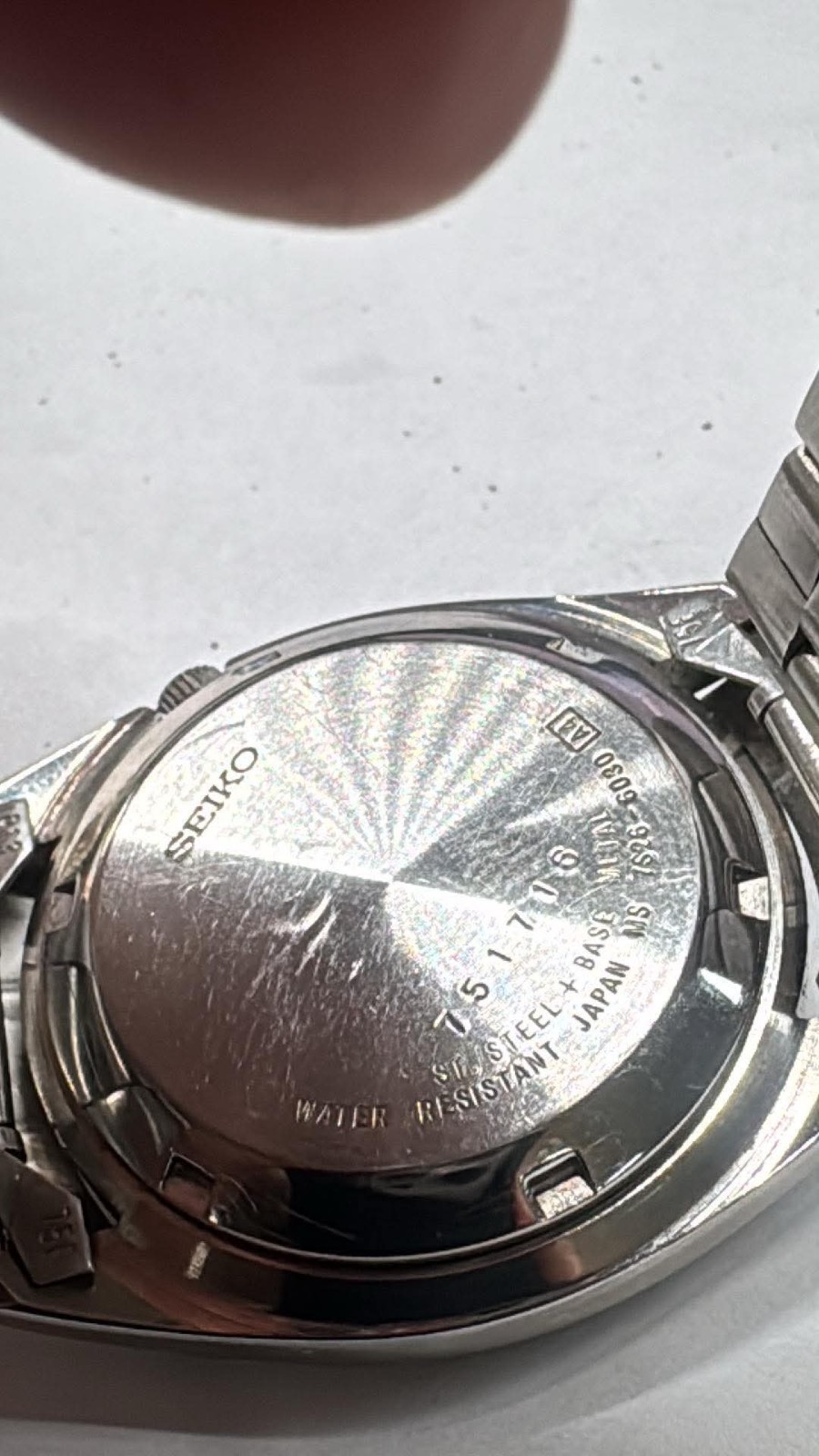 MENS SS 39mm Seiko 5 Automatic Day Date Watch 7S26 6030 GOOD Cond RUNS A50
