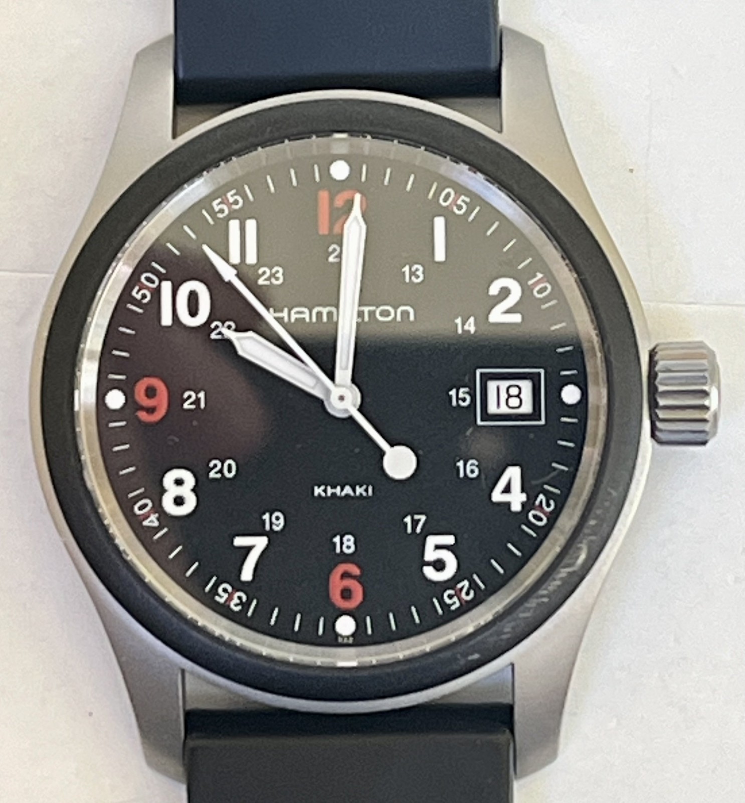 Hamilton Khaki Field S.W.A.T. 38mm Wristwatch H684210 W/ New Battery