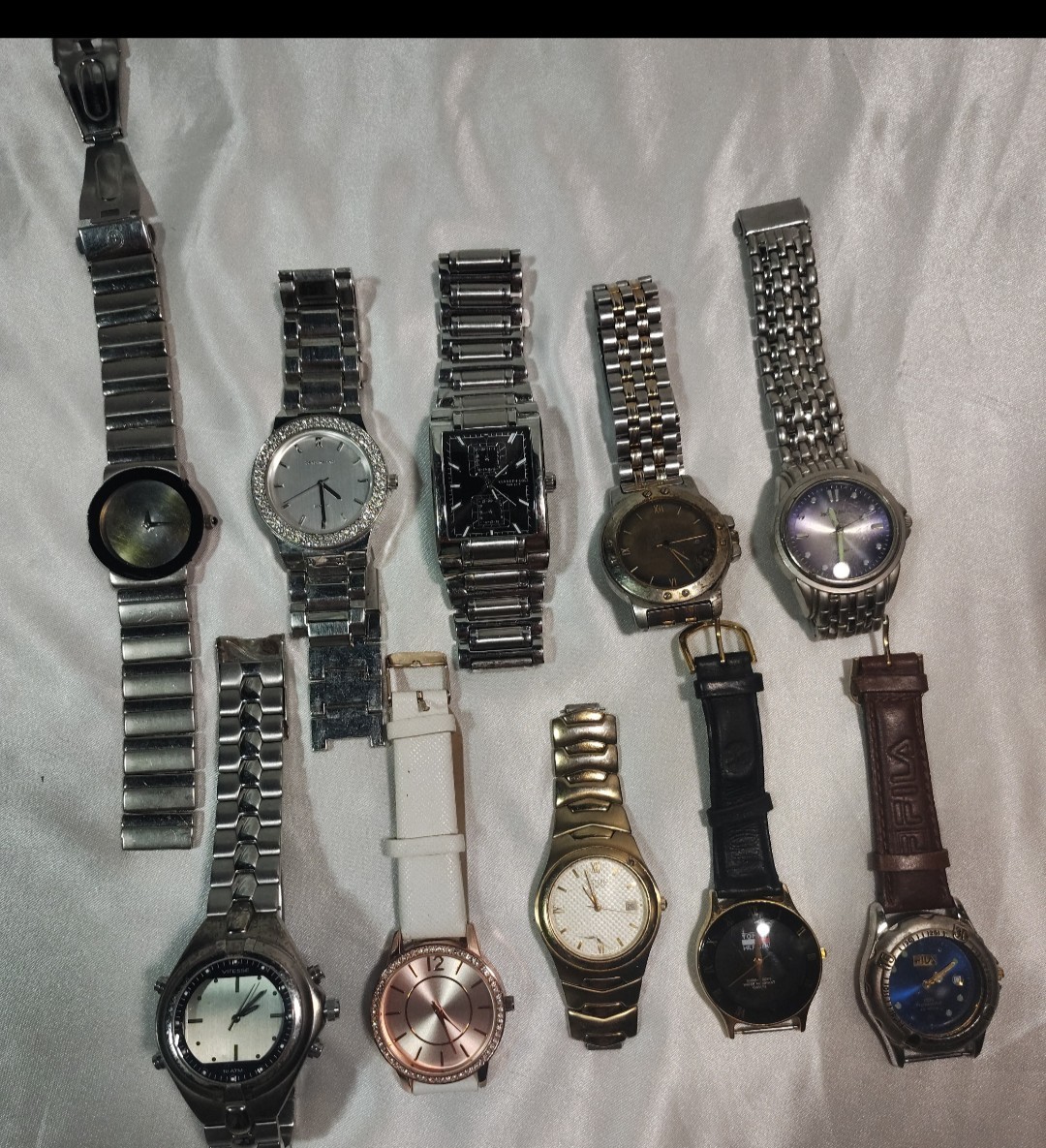 Movado Kenneth Cole Gino Milano Fila Tommy Hilfiger Lot