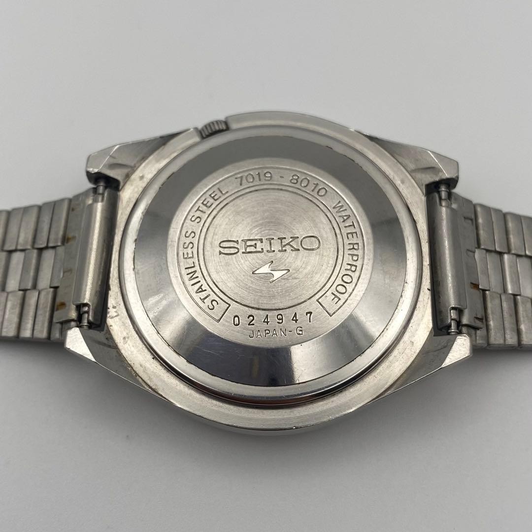 [Working Condition] SEIKO 5ACTUS 7019-8010 Automatic Watch 【USED】