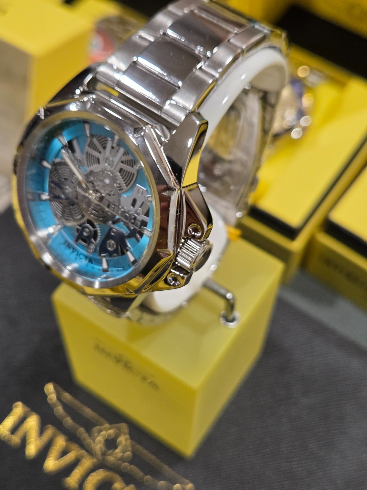 50379 – Invicta Objet D Art Men’s Watch w/ Skeleton Dial – 44mm, Steel