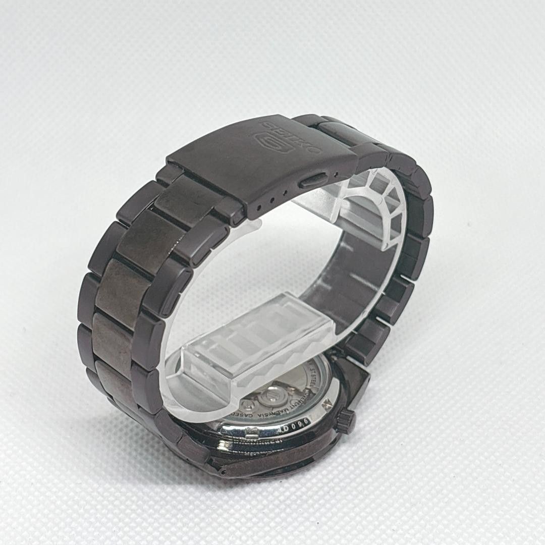SEIKO 5 Automatic Black Dial Day Date Watch Overseas Model