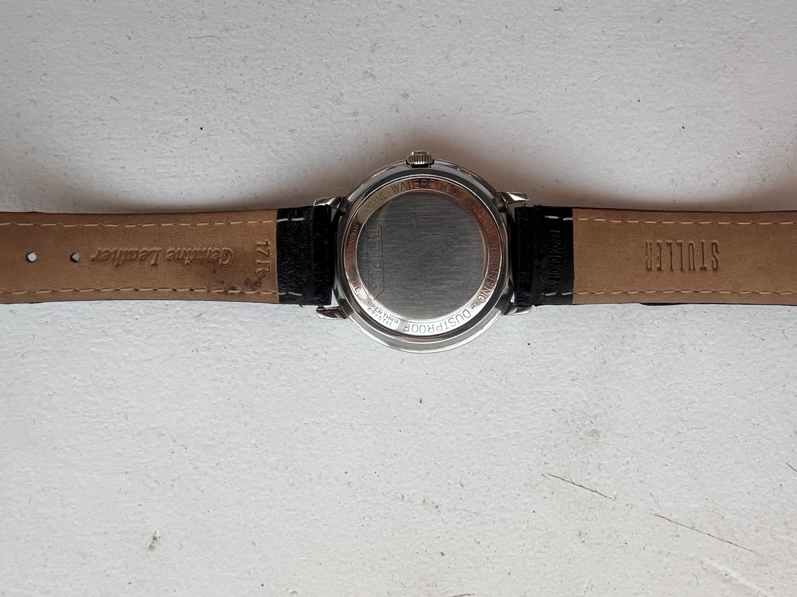 Benrus Sea Lord Shock-Absorber Manual Wind Silver Mid-Century Watch