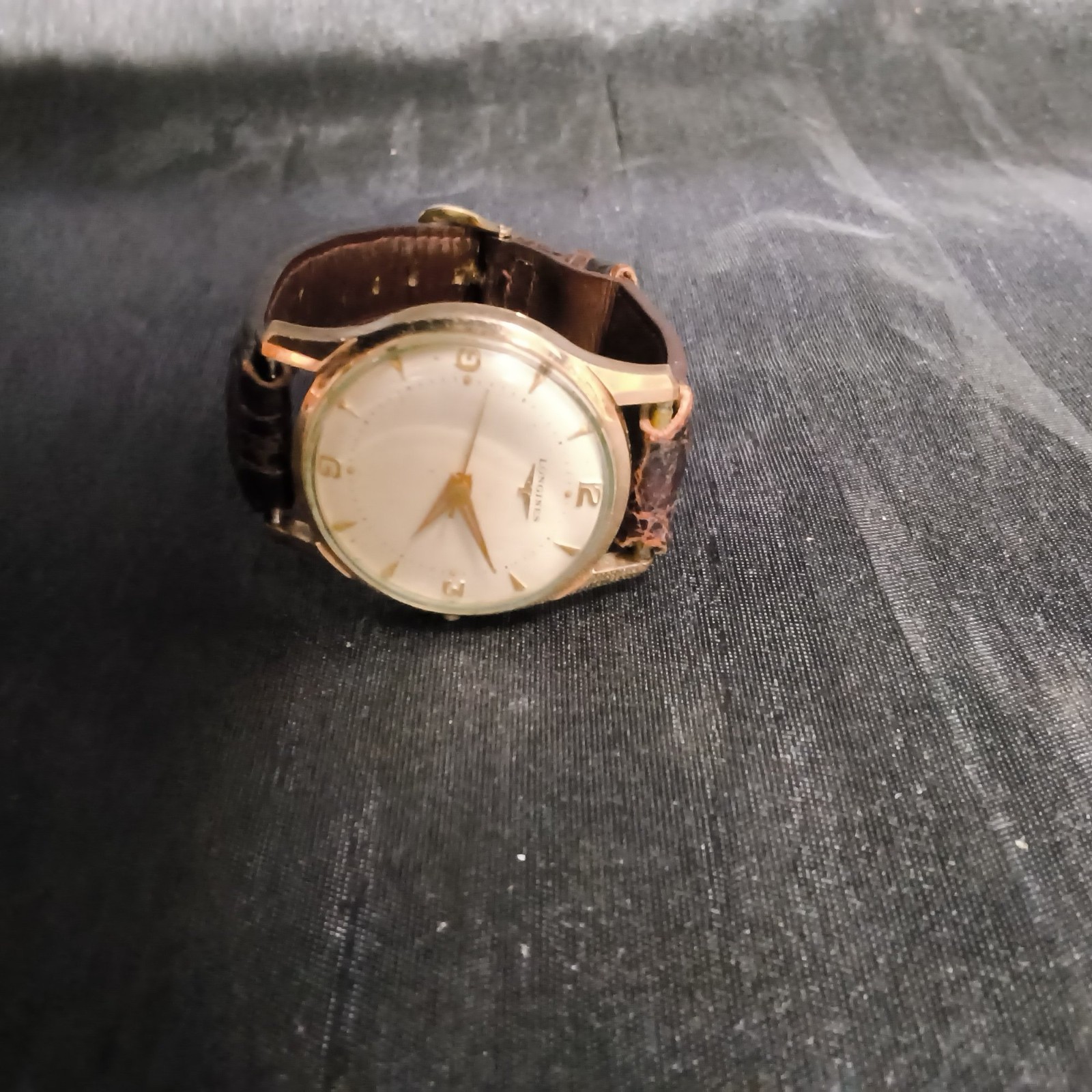 Vintage Longines Wristwatch – Gold Filled Case – Genuine Alligator Skin Band