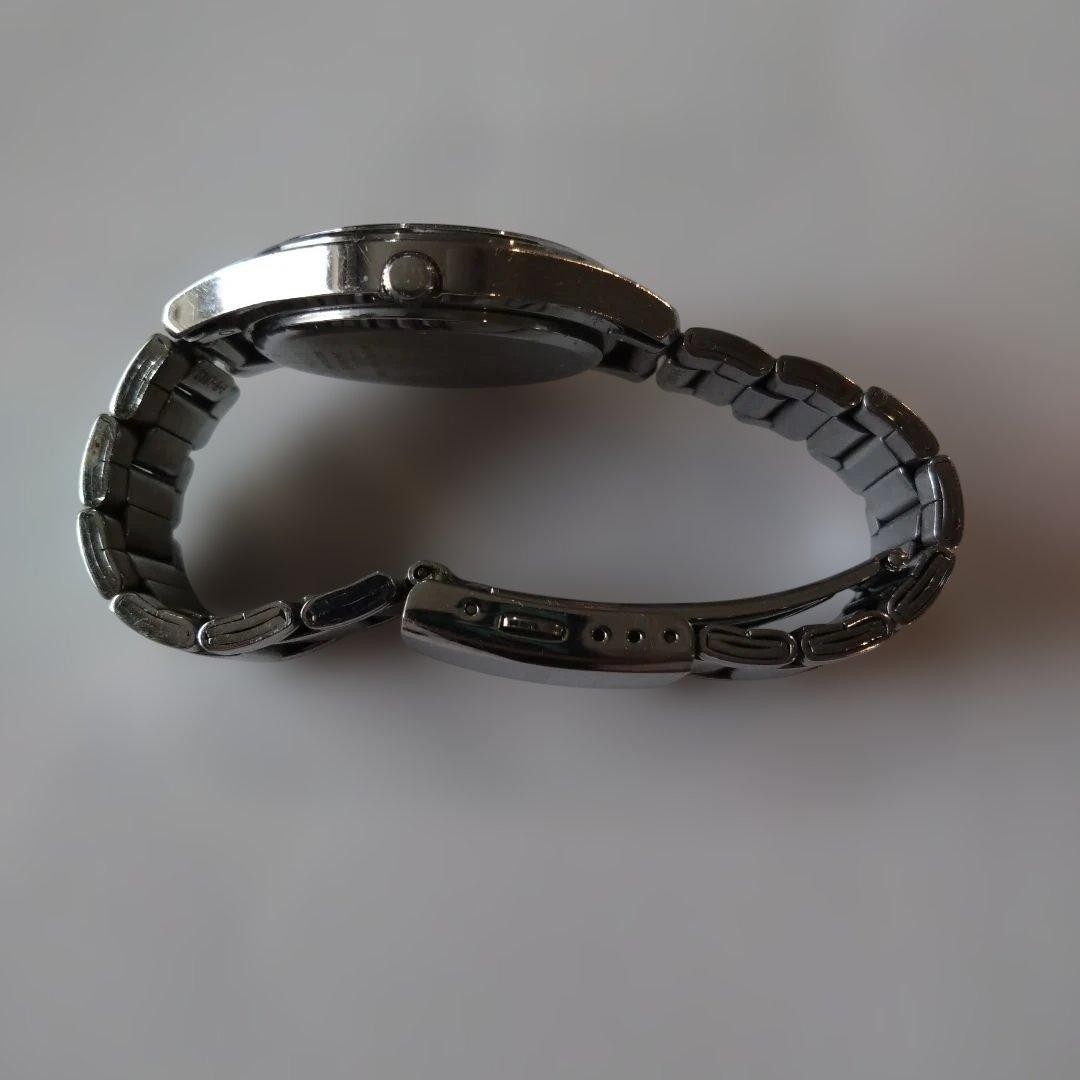 SEIKO Solar Date Watch Silver Case 38mm 18cm