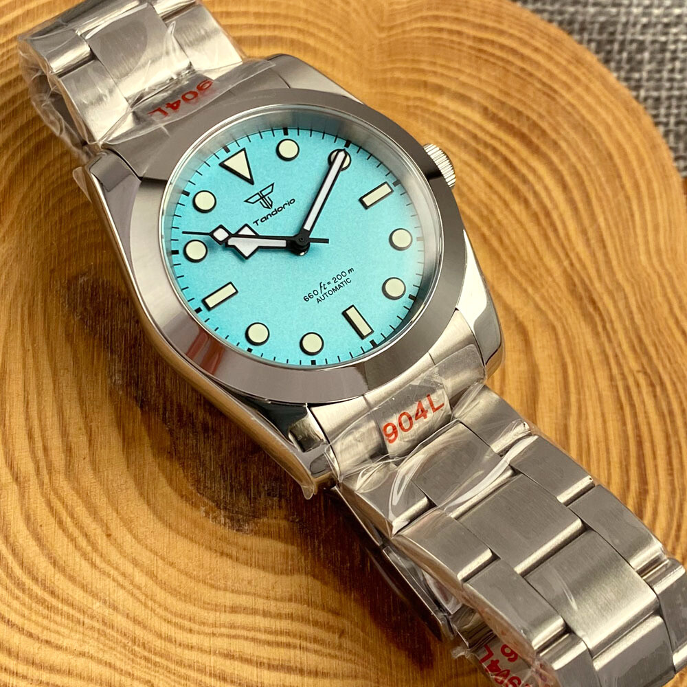 Luminous 36mm/39mm Tandorio Sapphire Glass Polished NH35 Automatic Men’s Watch