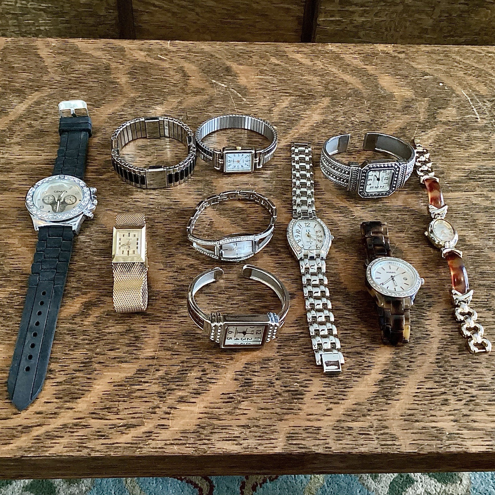Wristwatch Lot Assorted Men Women Fashion Jewelry Quartz Bakelite Accent Wear