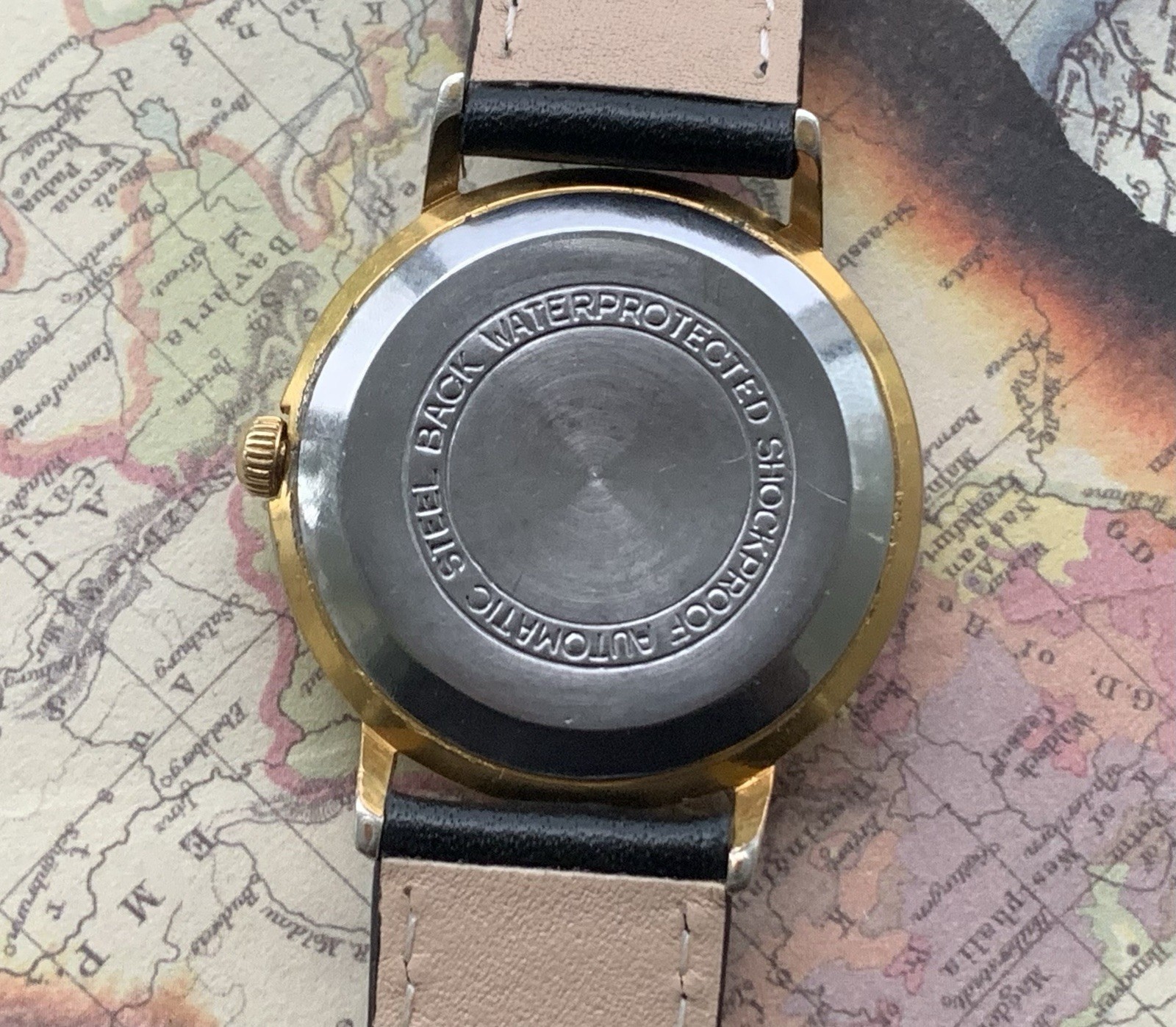 Poljot De Luxe Automatic 29 Jewels “Cosmos” USSR Vintage Men’s Watch Gold Plated