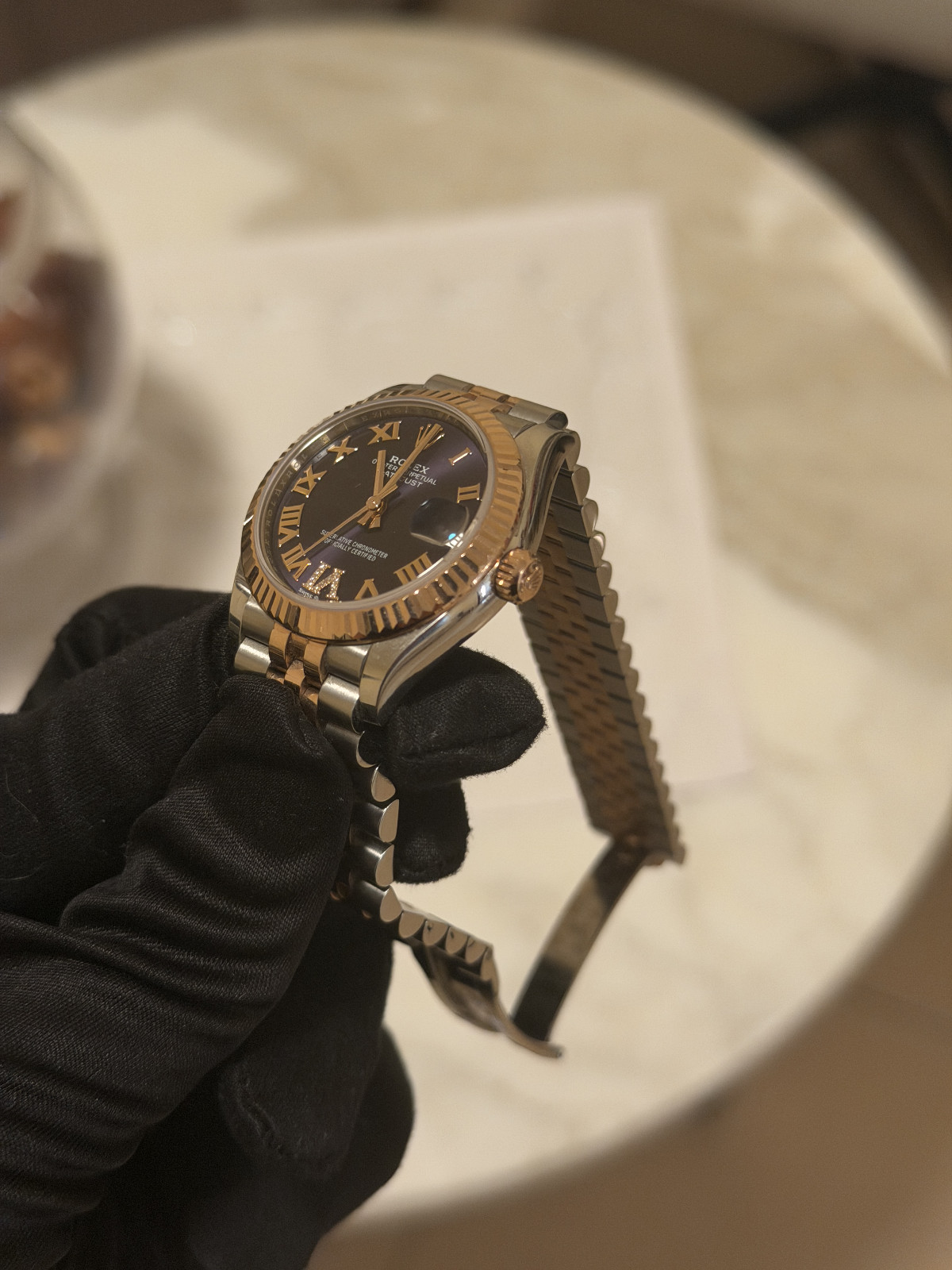 Rolex DateJust Aubergine VI Diamonds 2025 31MM