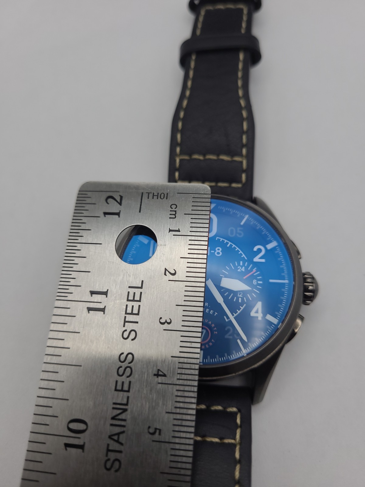 AVI-8 Hawker Hunter Atlas Chronograph Jet Black Men’s Watch Working