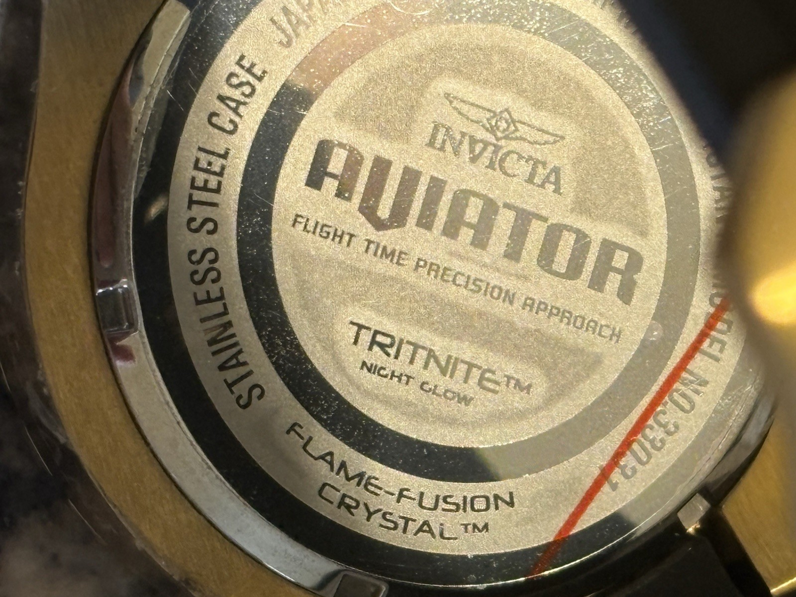 Invicta Aviator Men’s Watch Bundle w/ dive case. See Description for details.