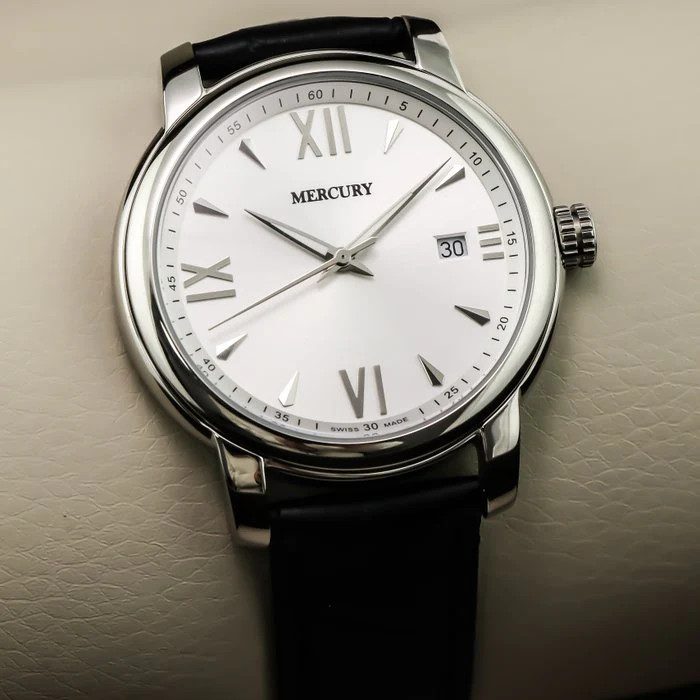 Mercury – Swiss Watch – ME410-SL-1 Quartz 41 mm ME410 50m (5 ATM, 169 ft)