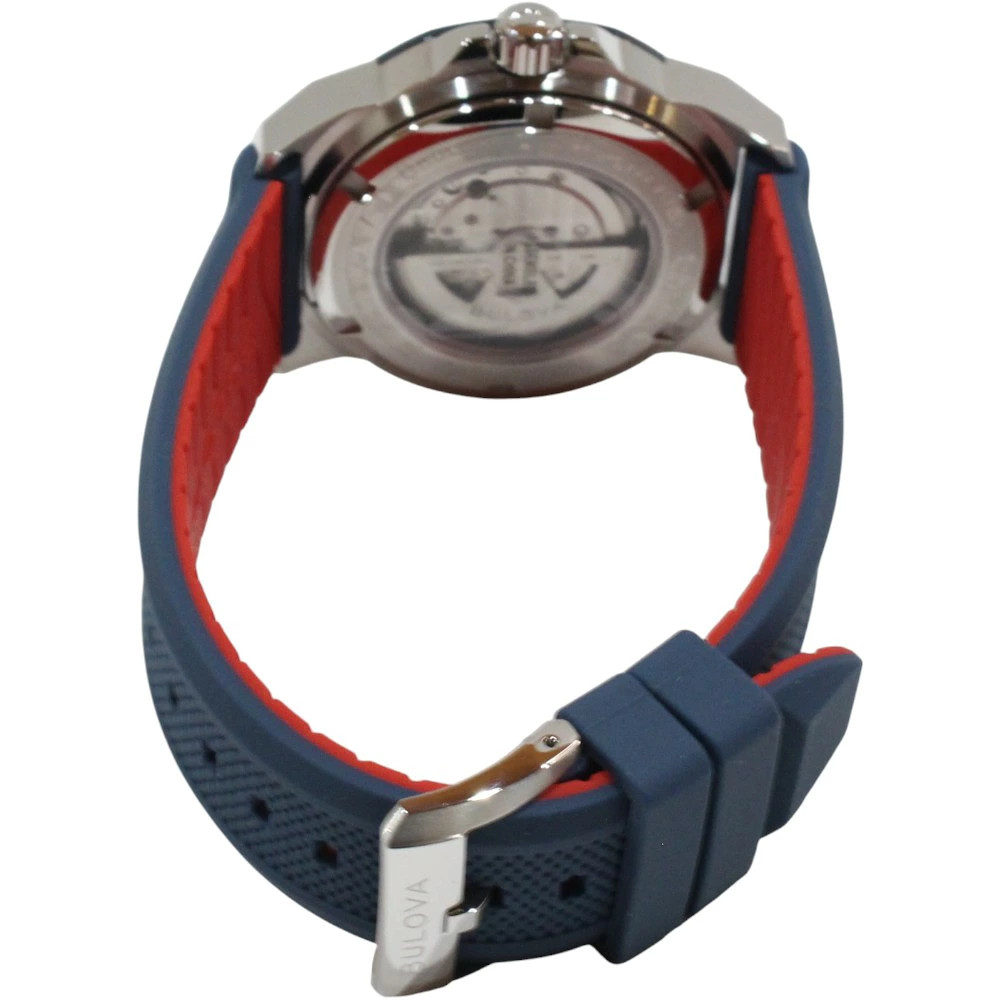 Bulova Marine Star 98A225 Automatic Watch White Dial from Japan