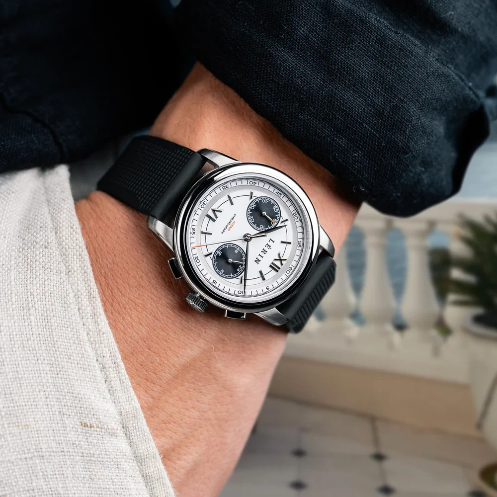 LÈRIN Hybrid Chronograph – Arctic White