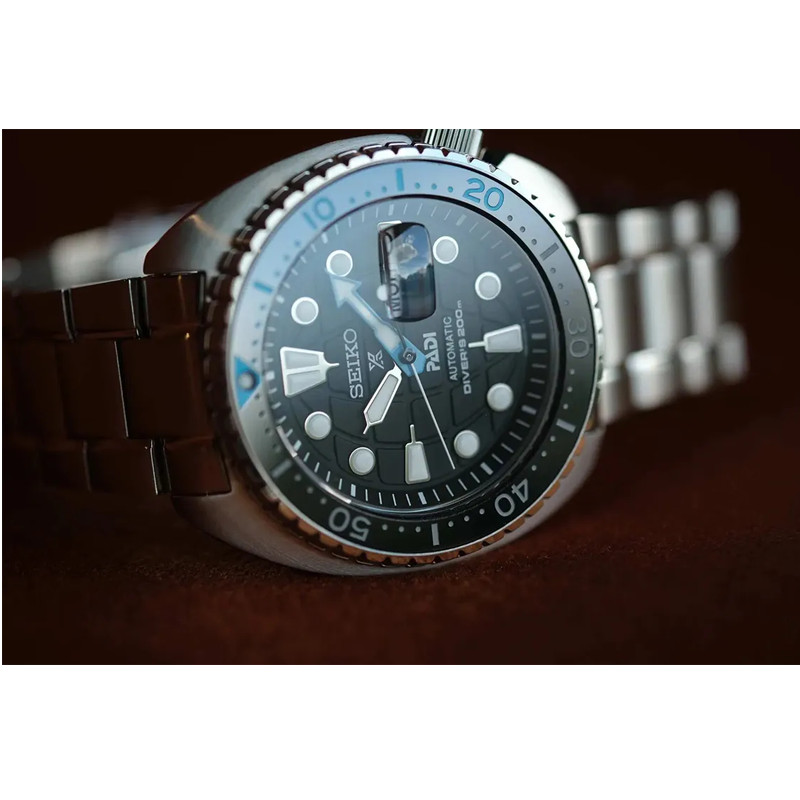 Seiko Prospex SRPG19K1 King Turtle PADI Edition Automatic Divers Black Dial