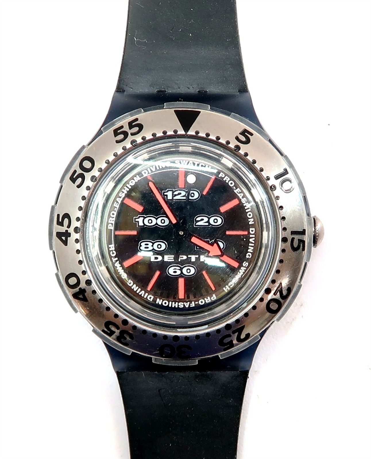 NEW Swatch Scuba Watch with Case & Papers 1990’s UNKNOWN MAKE / MODEL 38mm