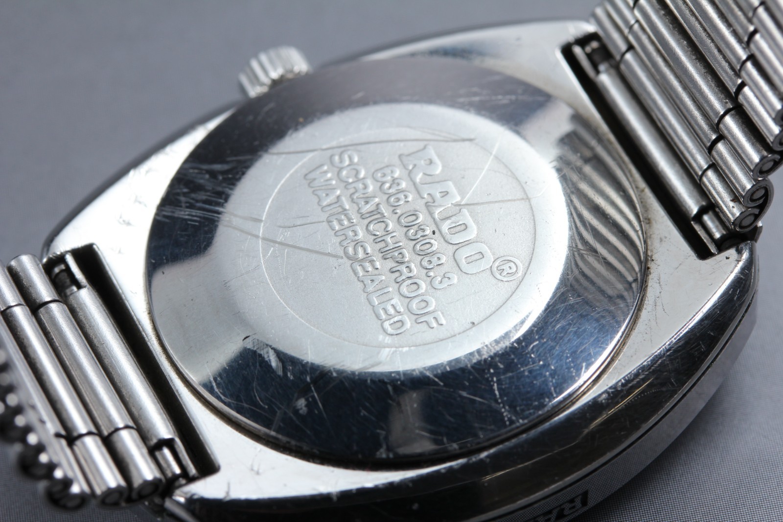 Vintage “N MINT” RADO DiaStar 636.0308.3 Automatic Men’s Watch From JAPAN #5860