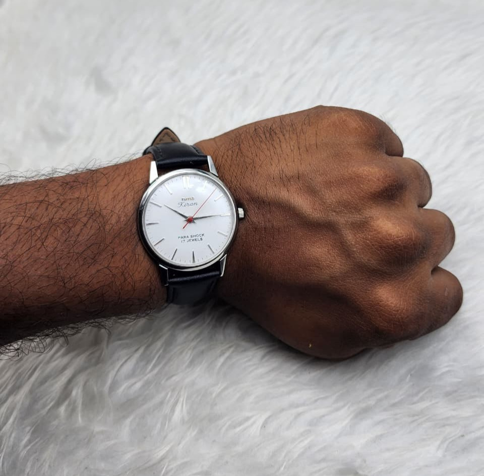 HMT Kiran Para Shock 17 Jewels Hand Winding Men’s Watch India Classic
