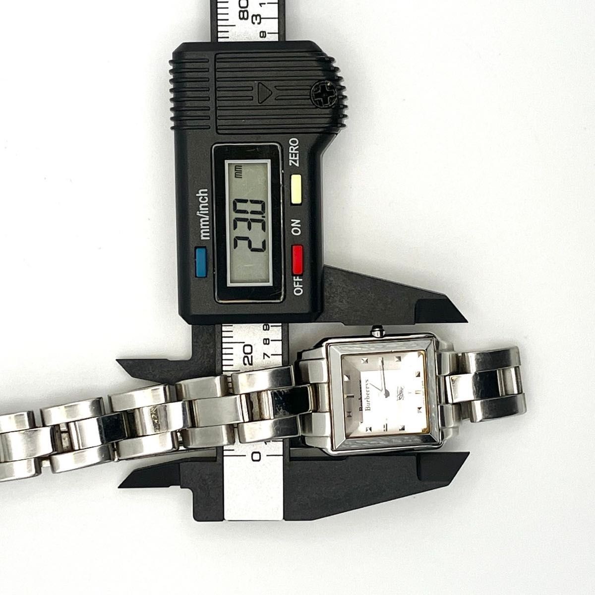 New Battery Replacement Working Burberry Vintage Watch Rectangular Cut Glass Sha