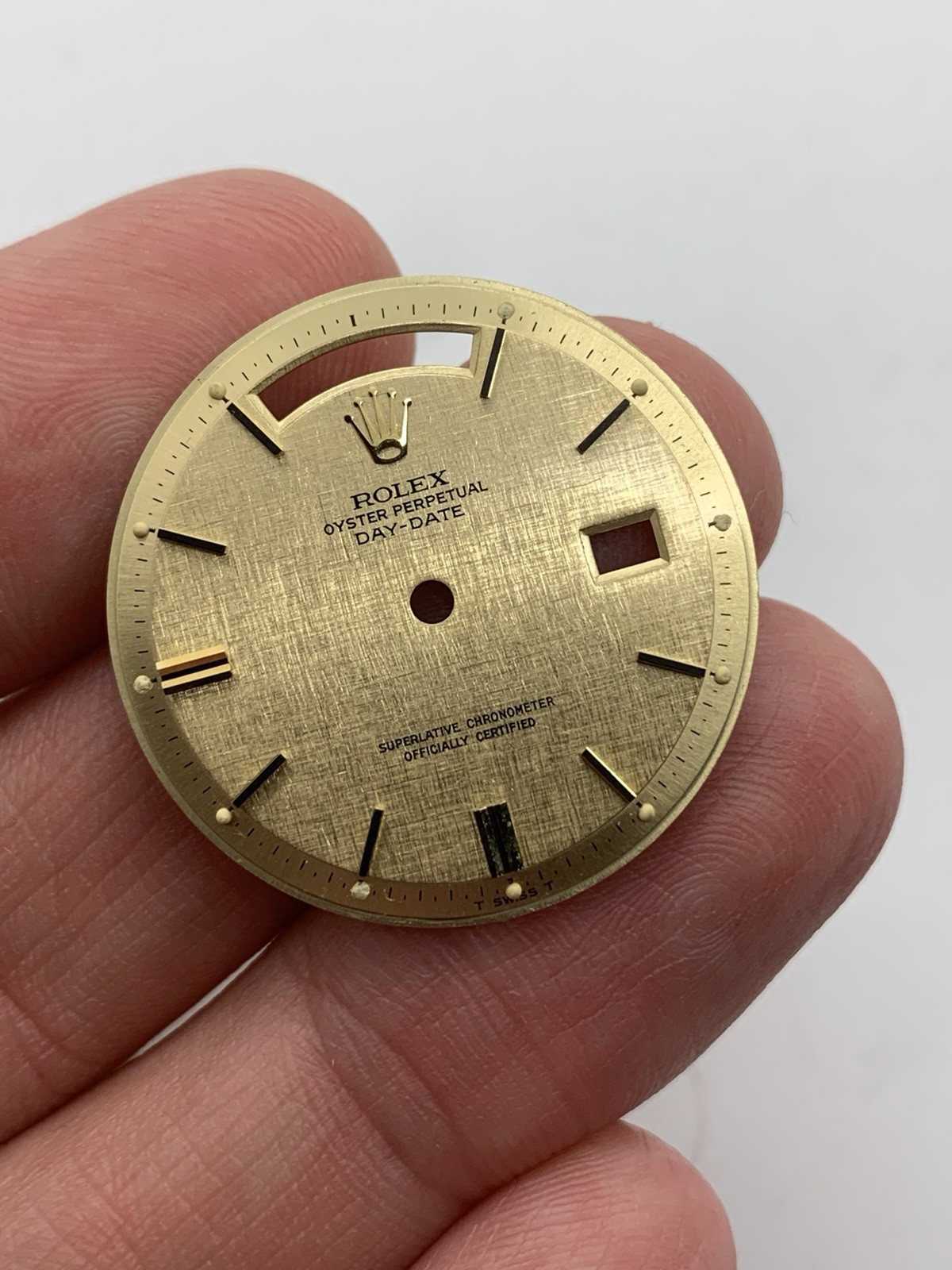 Rolex Champagne Linen 1803 Day Date Dial President 1970s