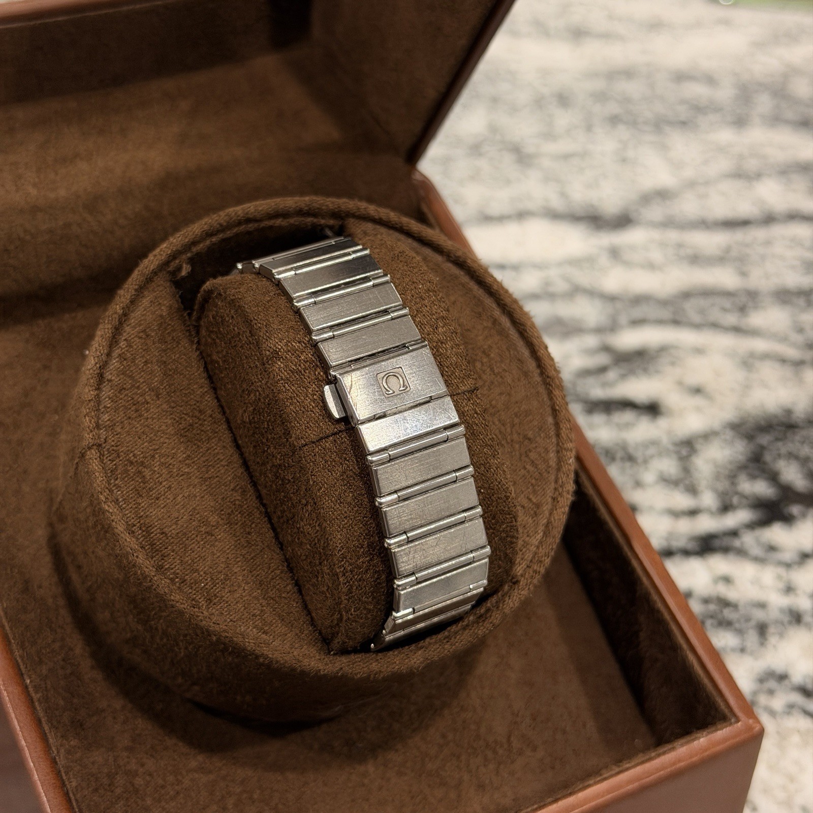 OMEGA Vintage Constellation Battery Watch Stainless Steel WORKING