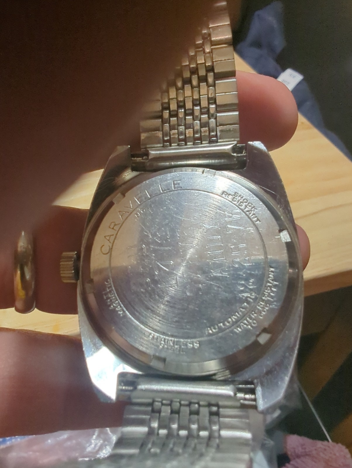 Vintage Bulova Caravelle Devil Diver 666 Ft N6 1976 Charcoal Sunburst Dial