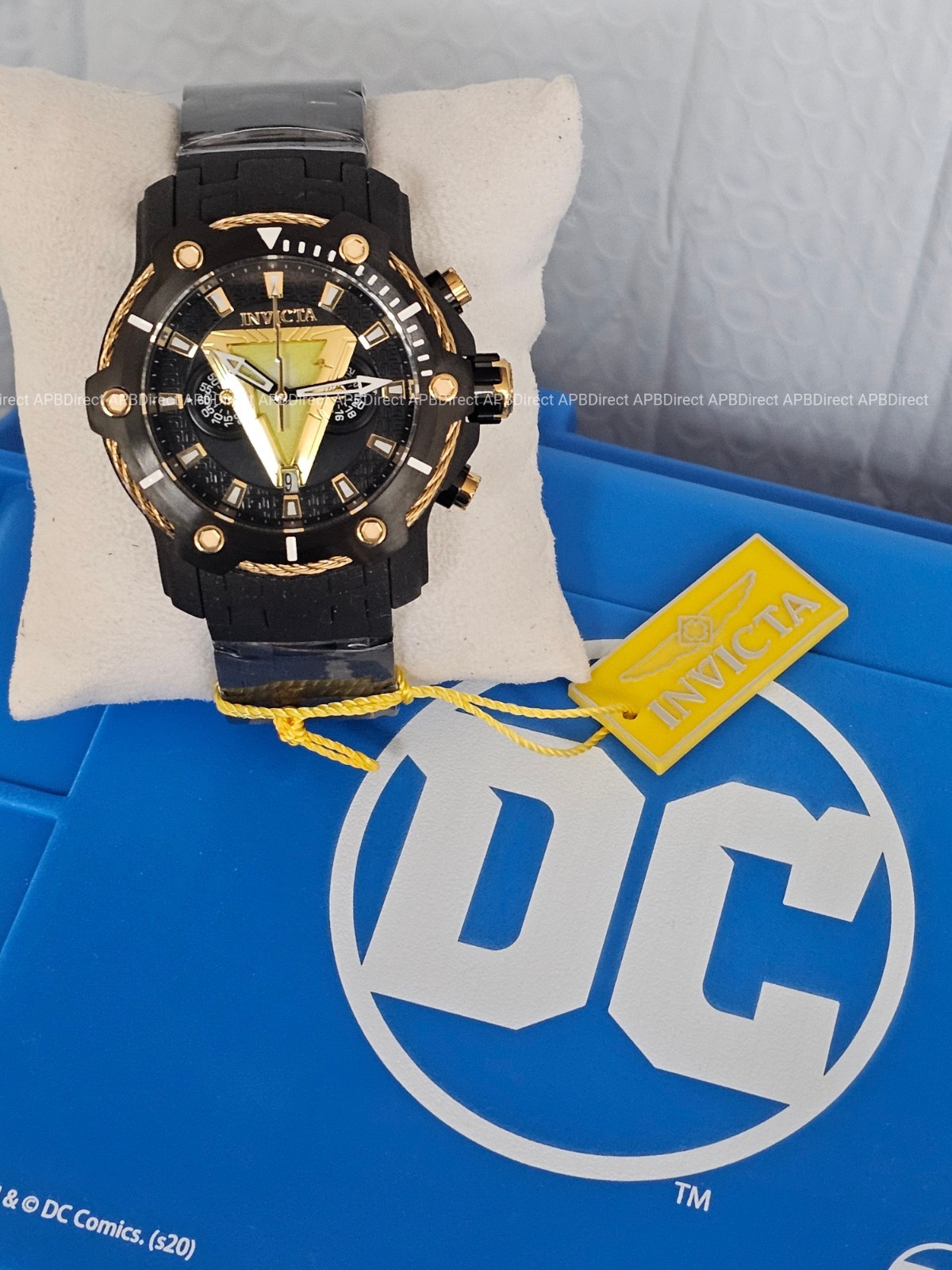 Invicta – DC Comics #127 BLACK ADAM – SAND BLASTED – Limited Ed – mens watch