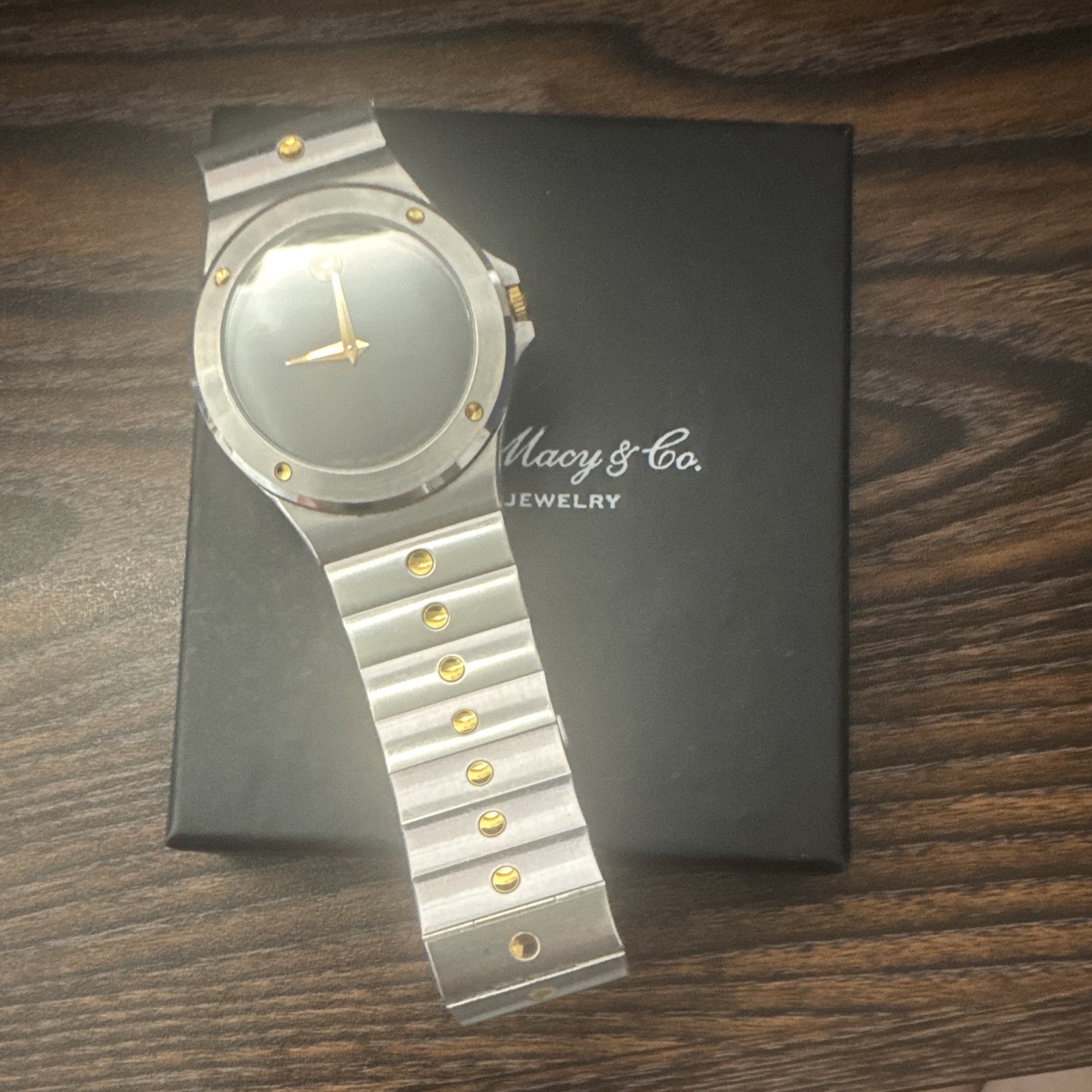 Movado Museum Women’s Two-Tone Stainless Steel Swiss Quartz Watch 26mm