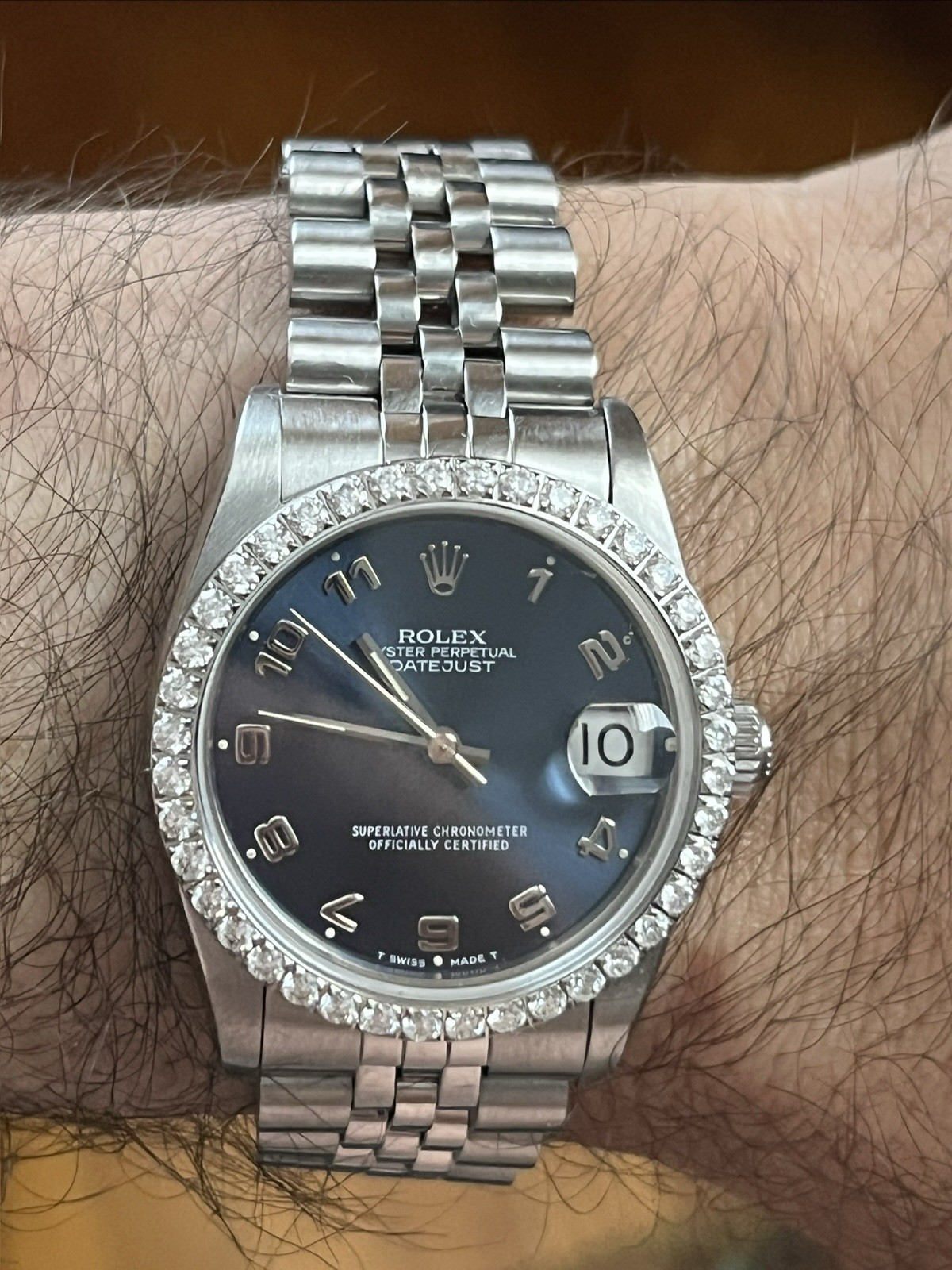 Rolex 31mm Datejust 68274 No Holes Case Authenticity Verified Polished Cleaned