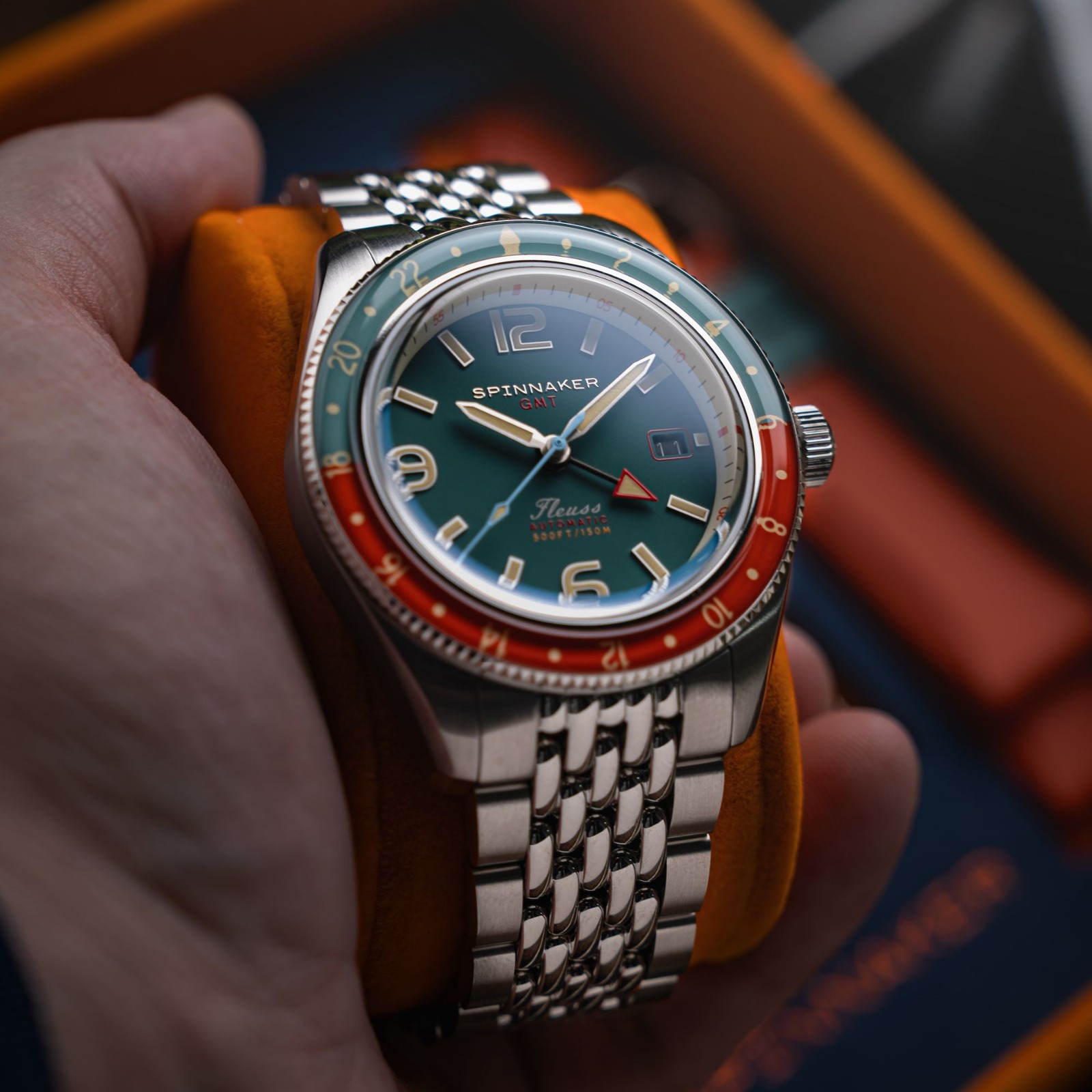 Spinnaker Fleuss Stainless Steel 43mm Japanese Automatic Wristwatch SP-5120-33