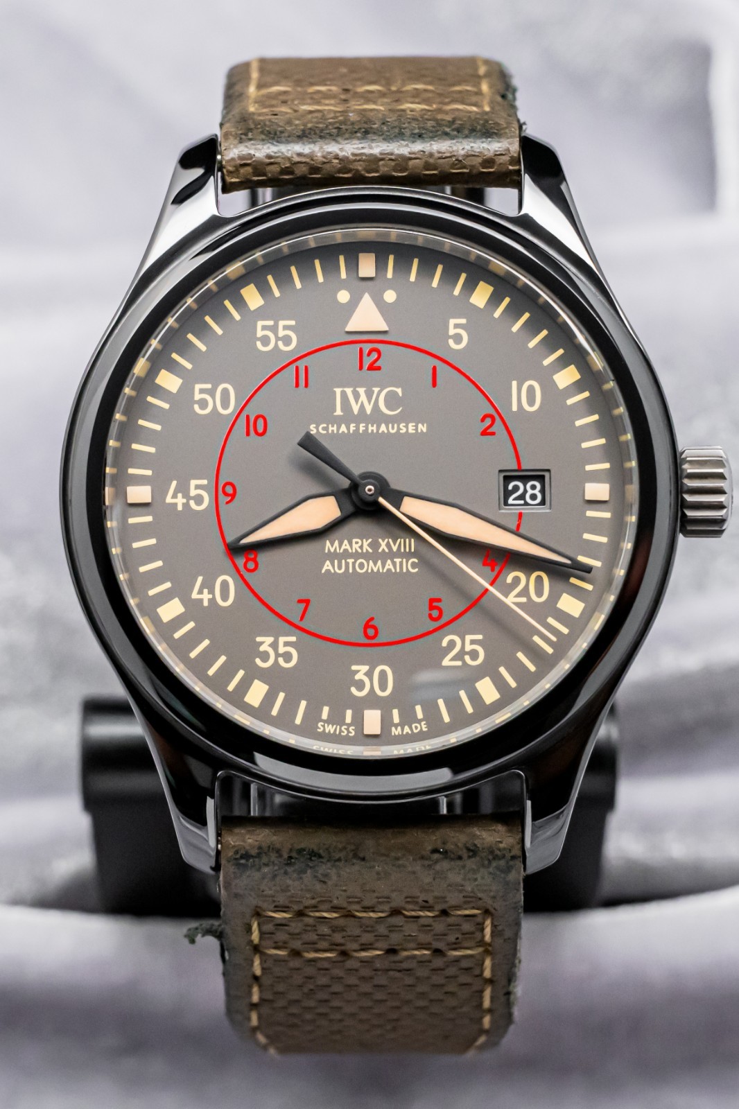 IWC Pilot’s Watch Mark XVIII Top Gun Miramar 41mm Paper Grey Dial IW324702