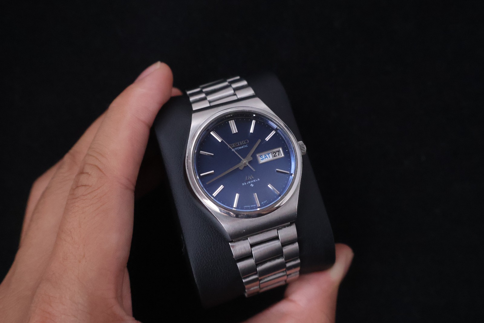 [Serviced] Rare Vintage 1975 Seiko Lord Matic LM 23 Jewels 5606-8090