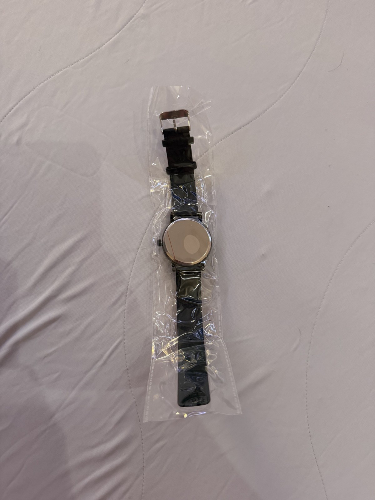 New YAZOLE Men’s Black Analog Quartz Wrist Watch Faux Leather Band Casual Dress