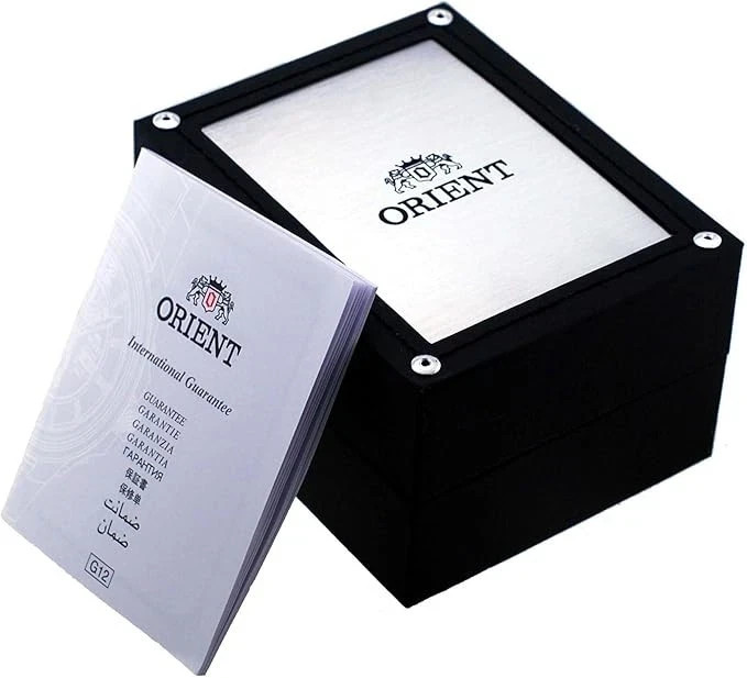 Orient Men’s Automatic Watch RA-AC0028S30B Bambino 40.5mm White Dial Leather 30M