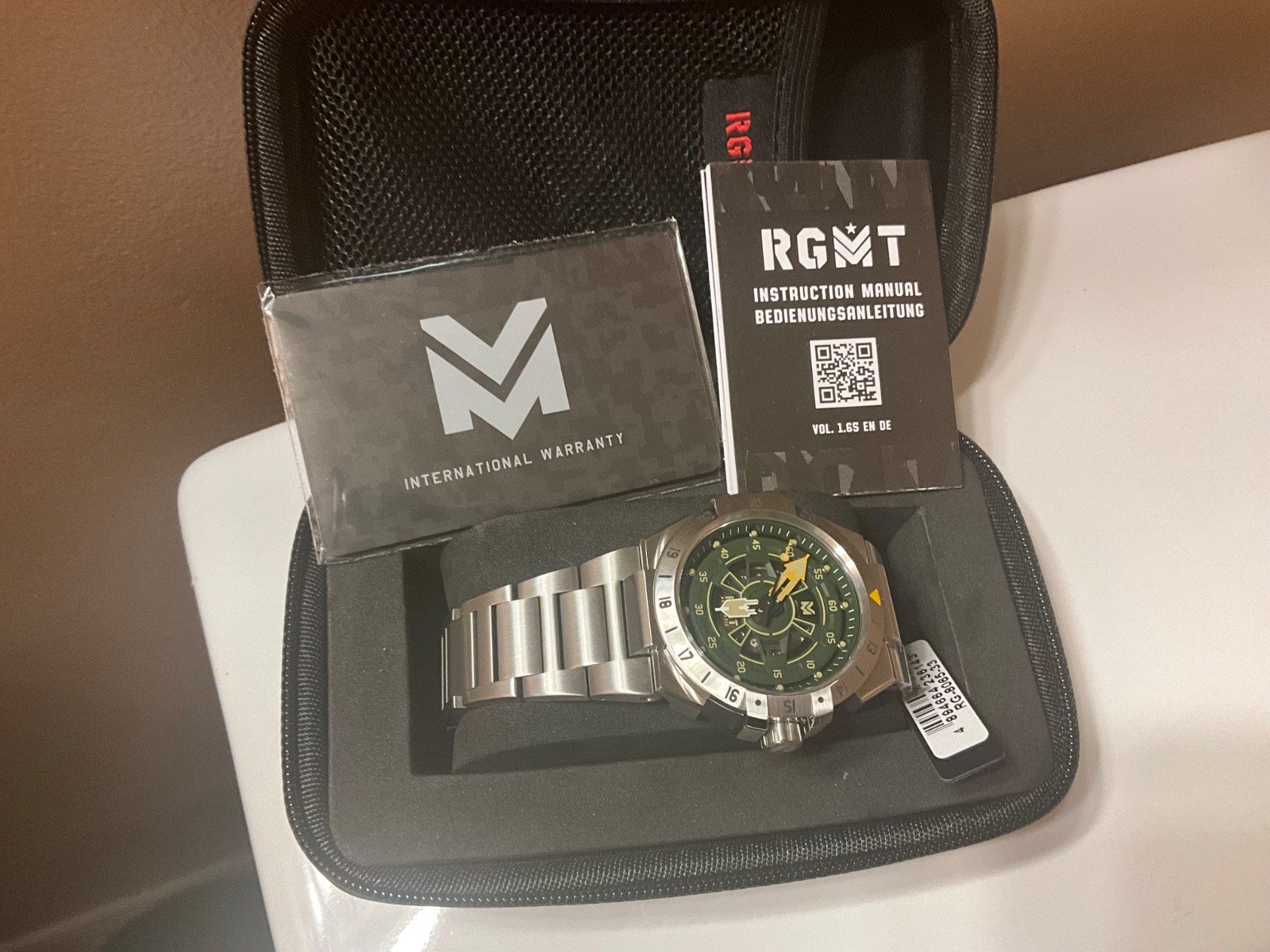 RGMT HIMARS MILITARY DIVER RG 8065 MECHANICAL AUTOMATIC MOVEMENT MOSS GREEN DIAL