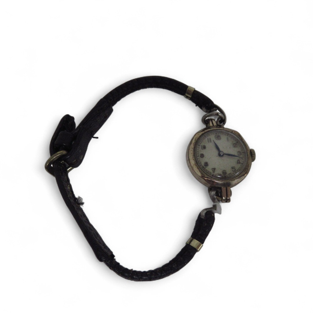Antique Grosvenor Swiss Made Trench Ladies Manual Watch Untested Preloved