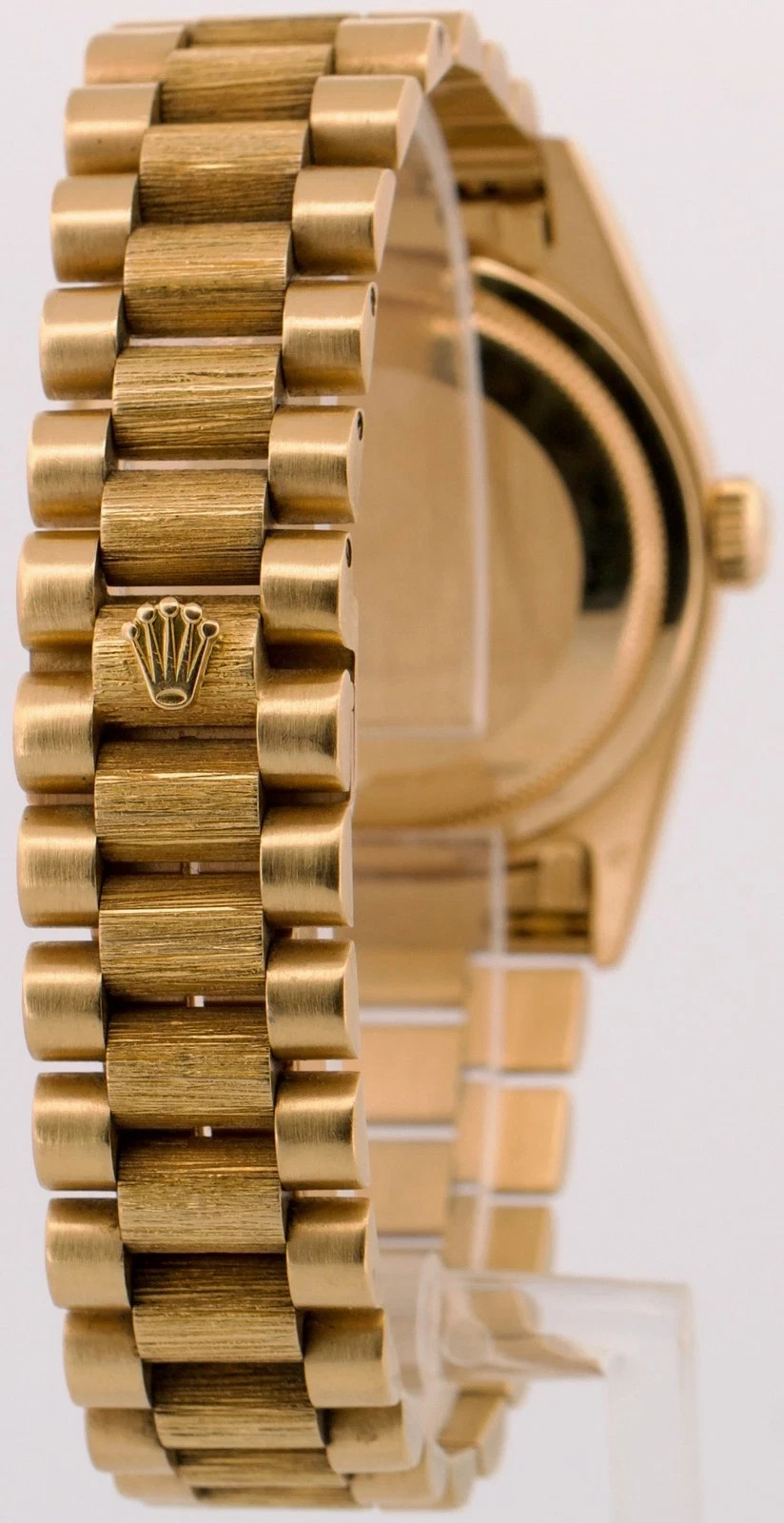 1991 Day-Date President 36mm BLUE DIAMOND 18K Yellow Gold BARK Watch