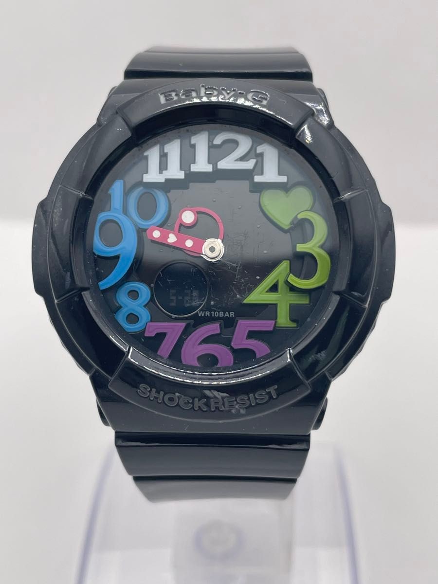 Battery and strap replaced CASIO Casio Baby G Ana Digi Neon Dial Black Quartz BL